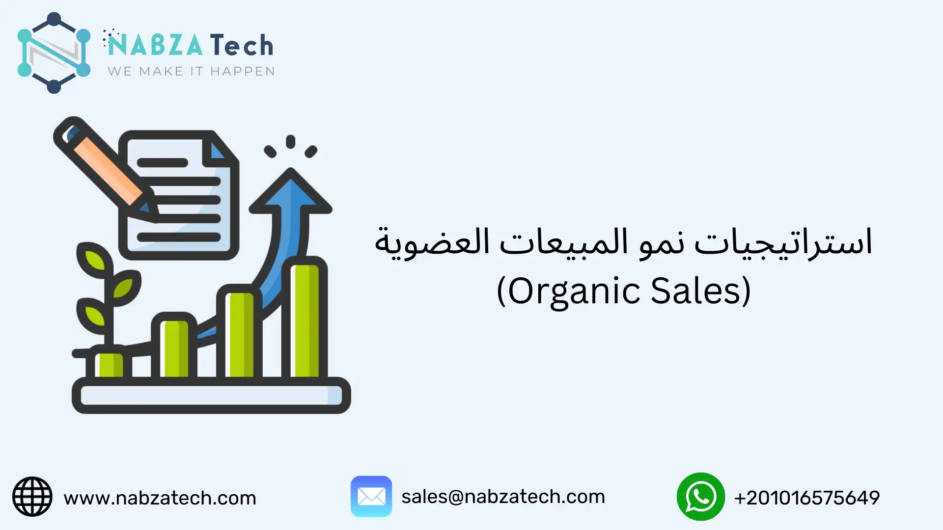 استراتيجيات نمو المبيعات العضوية (Organic Sales)